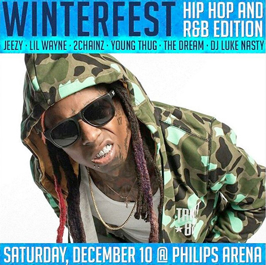 Lil Wayne To Headline V-103 2016 Winterfest Concert In Atlanta