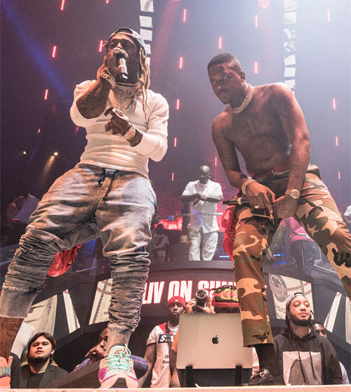 Lil Wayne Helps Celebrate Mack Maine Birthday At LIV With YG, Young Dolph & More