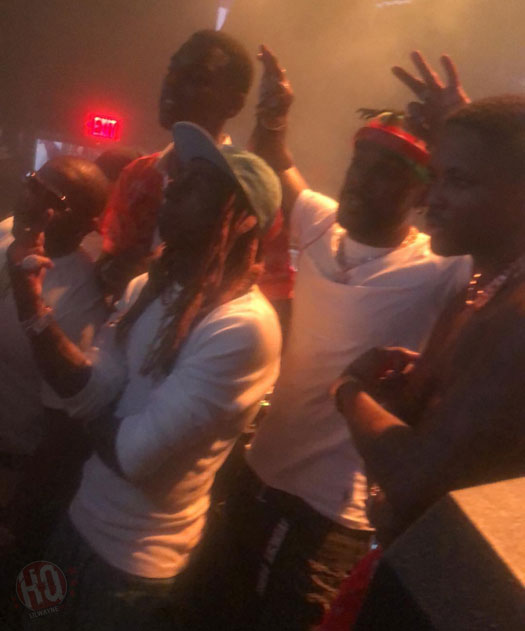 Lil Wayne Helps Celebrate Mack Maine Birthday At LIV With YG, Young Dolph & More