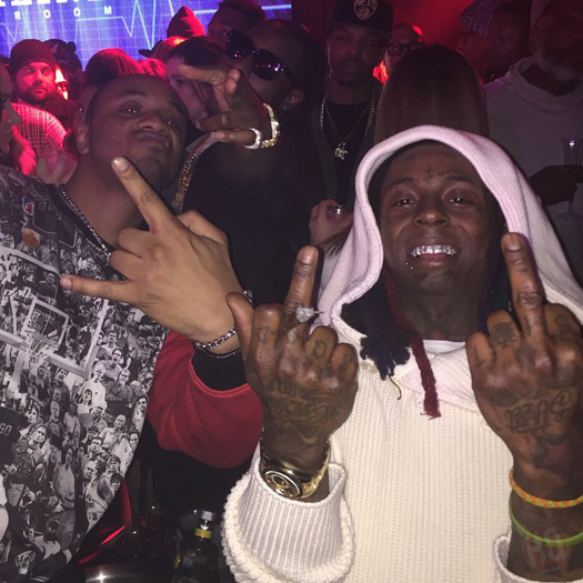 Lil Wayne Parties At The Highline Ballroom In New York City On Valentines Day