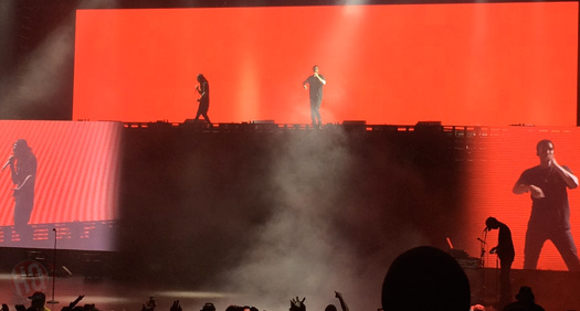 Lil Wayne & Drake Perform Live In Holmdel New Jersey On Their Joint Tour