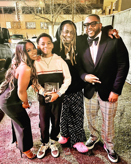 Lil Wayne Honored With Global Impact Award At 2023 Pre-GRAMMYs Black Music Collective Event