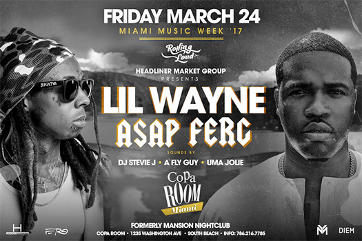Lil Wayne To Host A Party With ASAP Ferg At Copa Room In Miami