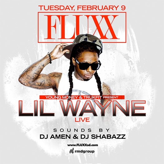 Lil Wayne To Host A Party At Fluxx Nightclub In San Diego