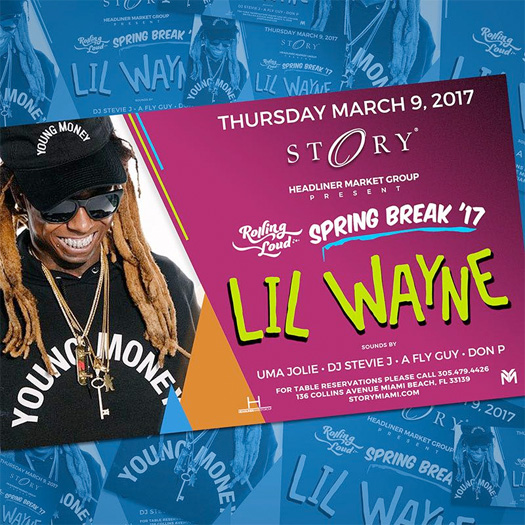 Lil Wayne To Host A Party At STORY Nightclub In Miami