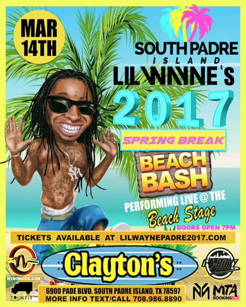 Lil Wayne Will Be Hosting A 2017 Spring Break Beach Bash In South Padre Island Texas