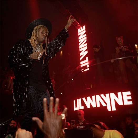 Lil Wayne Hosts A Halloween Party In Miami, Debuts New Face Tattoos