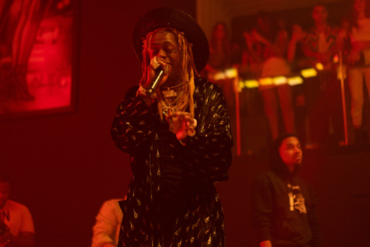 Lil Wayne Hosts A Halloween Party In Miami, Debuts New Face Tattoos