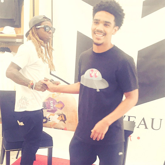 Lil Wayne Hosts A Pop Up Shop At Nouveau In New Orleans, Meets Fans