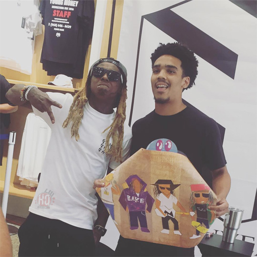 Lil Wayne Hosts A Pop Up Shop At Nouveau In New Orleans, Meets Fans