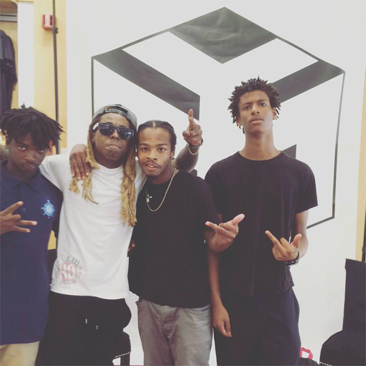 Lil Wayne Hosts A Pop Up Shop At Nouveau In New Orleans, Meets Fans