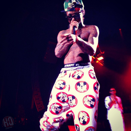 Lil Wayne Performs Live In Houston On Americas Most Wanted Tour