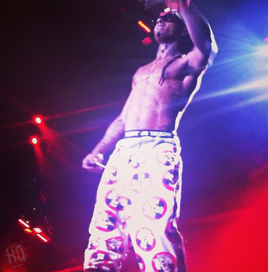 Lil Wayne Performs Live In Houston On Americas Most Wanted Tour