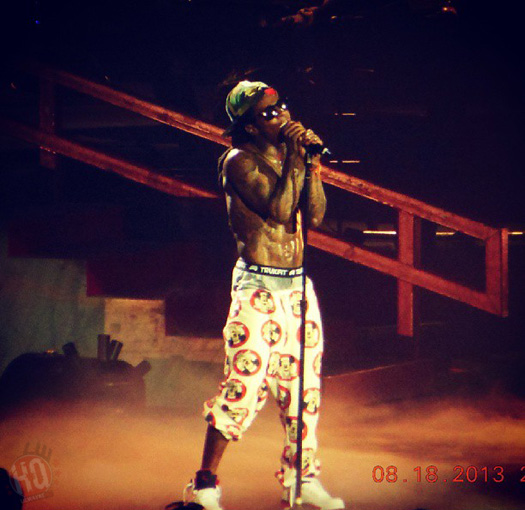 Lil Wayne Performs Live In Houston On Americas Most Wanted Tour
