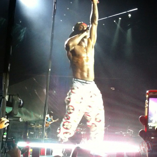 Lil Wayne Performs Live In Houston On Americas Most Wanted Tour