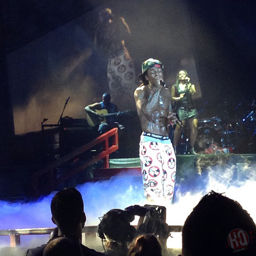 Lil Wayne Performs Live In Houston On Americas Most Wanted Tour