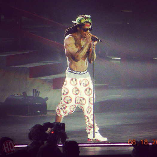 Lil Wayne Performs Live In Houston On Americas Most Wanted Tour