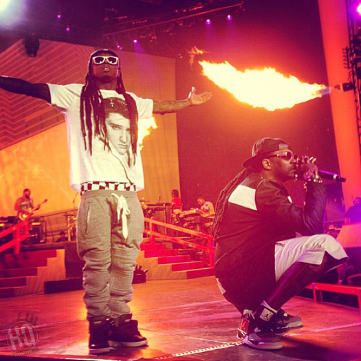 Lil Wayne Performs Live In Indianapolis On Americas Most Wanted Tour