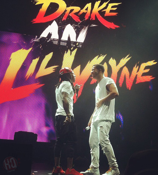 Lil Wayne & Drake Perform Live In Irvine California On Their Joint Tour