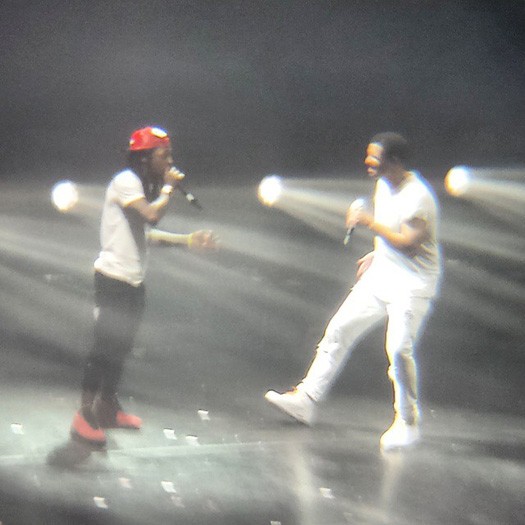 Lil Wayne & Drake Perform Live In Irvine California On Their Joint Tour