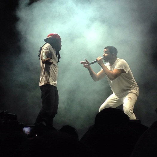 Lil Wayne & Drake Perform Live In Irvine California On Their Joint Tour