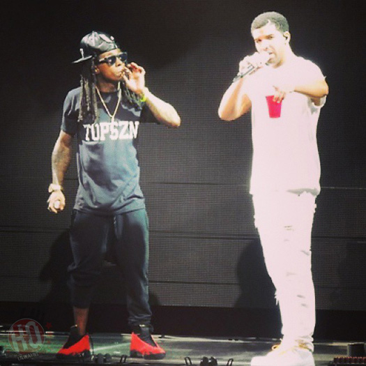 Lil Wayne & Drake Perform Live In Irvine California On Their Joint Tour