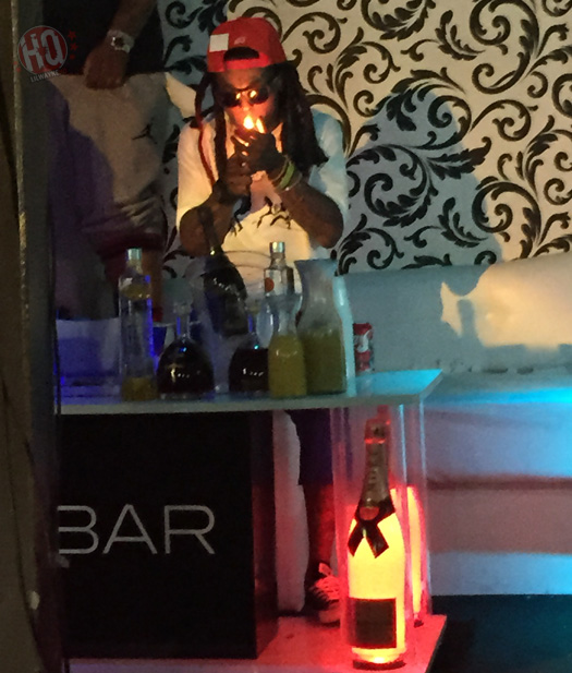 Lil Wayne Jams Out To Migos & Performs Live At Vada Nightclub In Cleveland Ohio