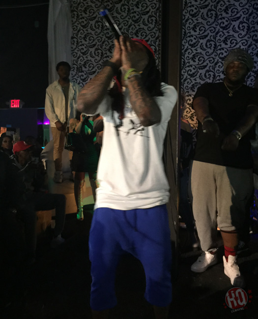 Lil Wayne Jams Out To Migos & Performs Live At Vada Nightclub In Cleveland Ohio