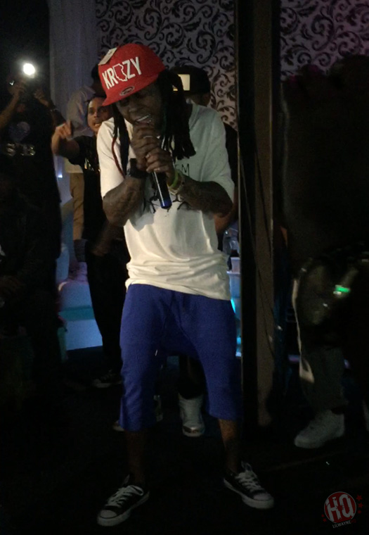 Lil Wayne Jams Out To Migos & Performs Live At Vada Nightclub In Cleveland Ohio