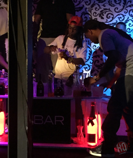 Lil Wayne Jams Out To Migos & Performs Live At Vada Nightclub In Cleveland Ohio