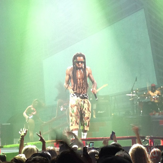 Lil Wayne Performs Live In Las Vegas On Americas Most Wanted Tour