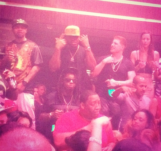 Lil Wayne Attends LIV Nightclub With Birdman & Juvenile, Moment Gets Played
