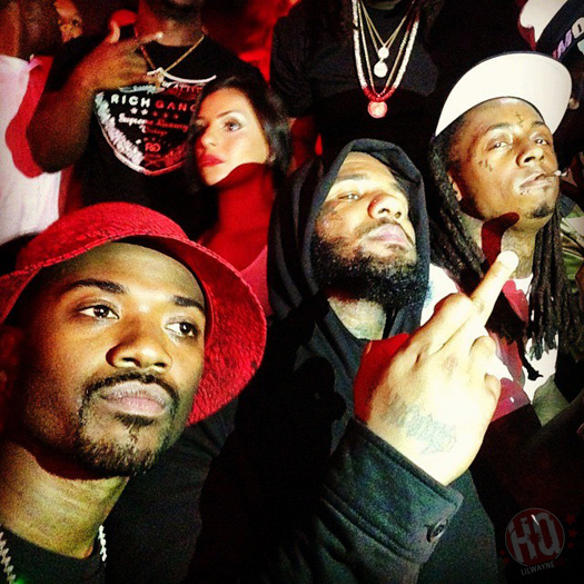 Lil Wayne Hits Up LIV Nightclub With Drake, 2 Chainz, Ray J & The Game