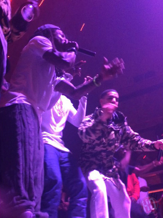 Lil Wayne Hits Up LIV Nightclub With Drake, 2 Chainz, Ray J & The Game