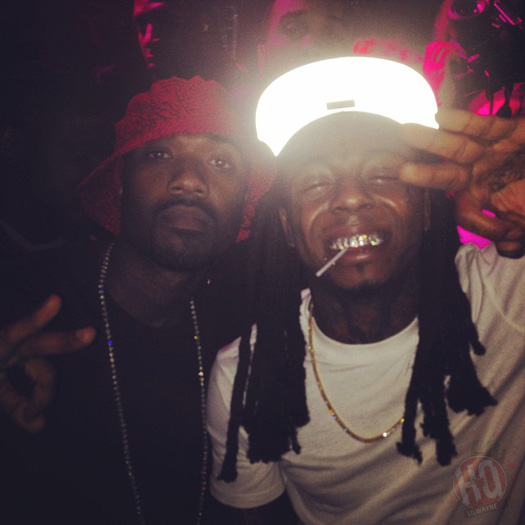 Lil Wayne Hits Up LIV Nightclub With Drake, 2 Chainz, Ray J & The Game