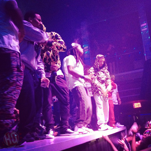 Lil Wayne Hits Up LIV Nightclub With Drake, 2 Chainz, Ray J & The Game