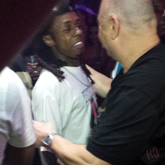 Lil Wayne Parties At LIV Nightclub With Floyd Mayweather & Christina Milian