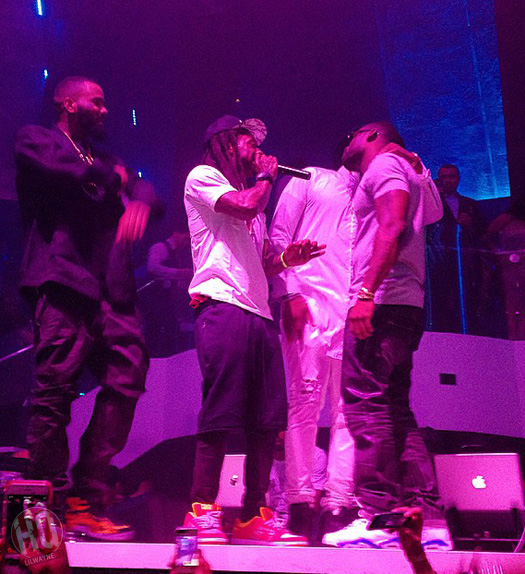 Lil Wayne Celebrates The Game Latest Album At LIV Nightclub With Kirko Bangz, Flo Rida & Busta Rhymes