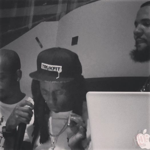 Lil Wayne Attends LIV Nightclub For The Game Album Release Party With Travis Scott, Kirko Bangz & Others