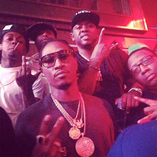 Lil Wayne Attends LIV On Sundays With Future, Mack Maine & Others