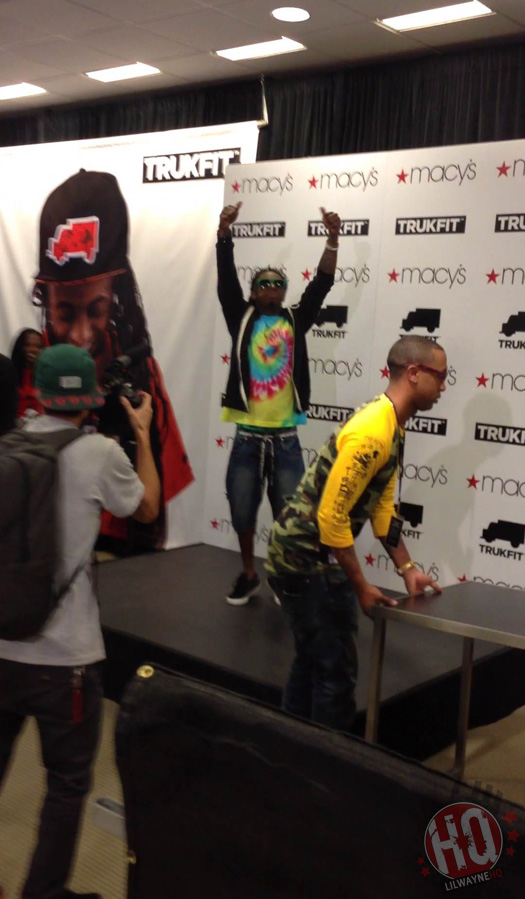 Lil Wayne Makes In-Store Appearance At Macys In Louisiana