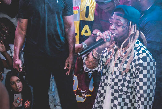 Lil Wayne Makes An Appearance & Performs Live At Pryme Bar In Dallas