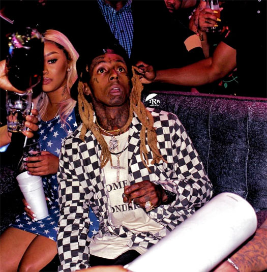 Lil Wayne Makes An Appearance & Performs Live At Pryme Bar In Dallas