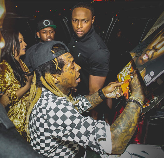 Lil Wayne Makes An Appearance & Performs Live At Pryme Bar In Dallas