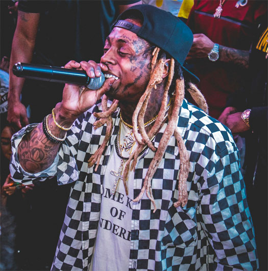 Lil Wayne Makes An Appearance & Performs Live At Pryme Bar In Dallas