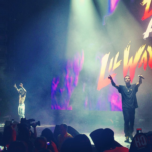 Lil Wayne & Drake Perform Live In Mansfield Massachusetts On Their Joint Tour