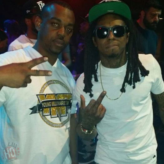 Lil Wayne Attends Mayweather vs Maidana Fight After Party With Young Jeezy & 2 Chainz