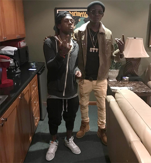 Lil Wayne Meets Birdman New Artist BTY YoungN & Talks Skateboarding With Rich The Kid