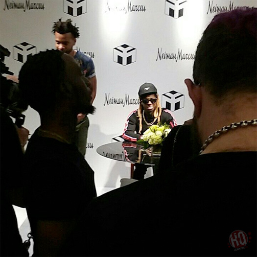 Lil Wayne Meets & Greets His Fans At Neiman Marcus Clothing Store In Los Angeles