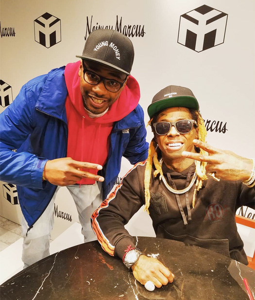 Lil Wayne Meets & Greets His Fans At Neiman Marcus Clothing Store In Los Angeles